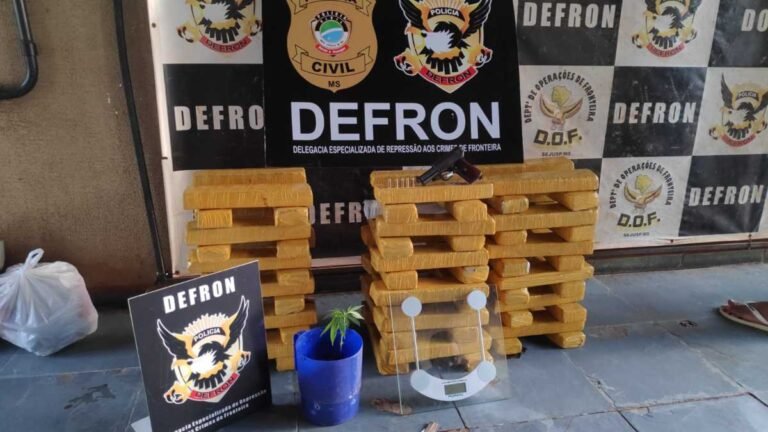 VÍDEO – Dioclecio Artuzi – Maconha pistola e suspeitos de tráfico preso em Dourados