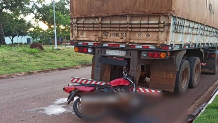 Jardim Novo Horizonte – Identificado motociclista ferido após bater em carreta parada