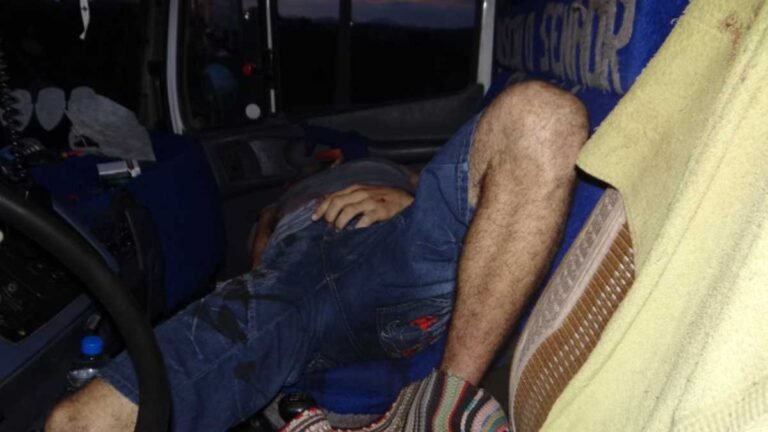 Vila Industrial – Caminhoneiros são assaltados enquanto dormiam em caminhão