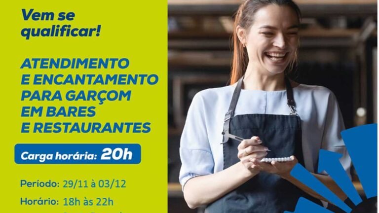 Dourados oferece cursos gratuitos de qualificação profissional