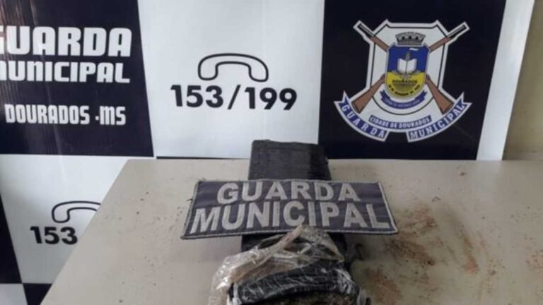Bairro Jardim Universitário – GMD encontra droga em caçamba de lixo em Dourados