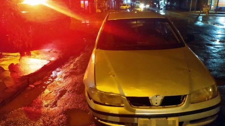 Canaã 1 – Motorista embriagado  bate veículo e vai preso pela Guarda Municipal