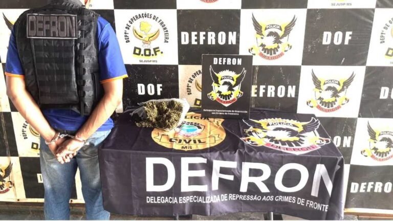 Filho vendia drogas na empesa do pai sem ele saber e acaba preso em Dourados