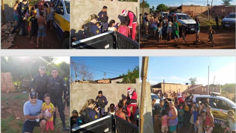 Guarda Municipal adota cartinhas de Natal e distribui amor e alegria para crianças em Dourados
