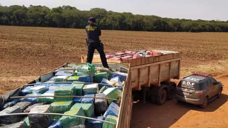 Maior apreensão de maconha da história do Brasil foi preso pelo DOF em Maracaju