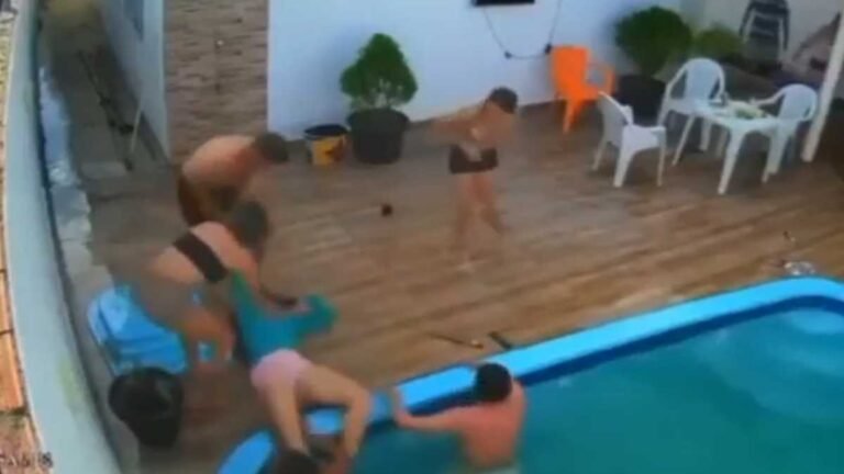 VÍDEO – Adolescente tem cabelo sugado por ralo de piscina e é salva depois de ficar 2 minutos submersa
