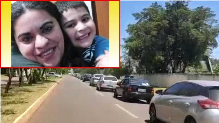 VÍDEO – Centenas de pessoas acompanharam sepultamento de mãe e filho assassinados