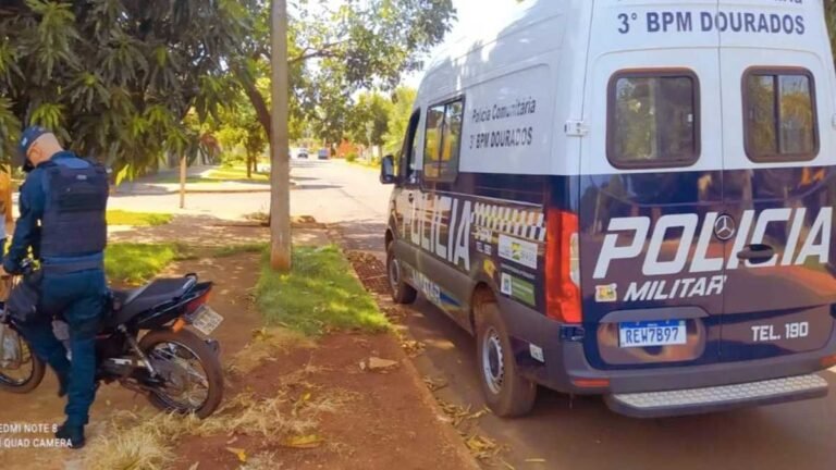 DOURADOS – PM recupera 2 motocicleta furtada e prende duas pessoas