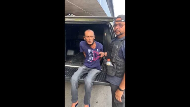 Vídeo da prisão – Preso homem que torturou até a morte esposa  em MS [assista]