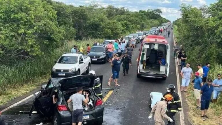 Identificado vitima fatal em acidente que envolveram três veículos em MS