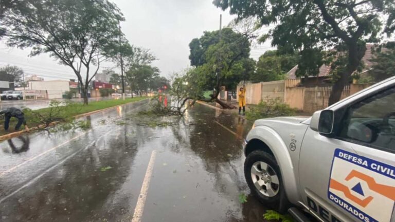 URGRNTE – Atenção Dourados, Inmet emite alerta de temporais na região