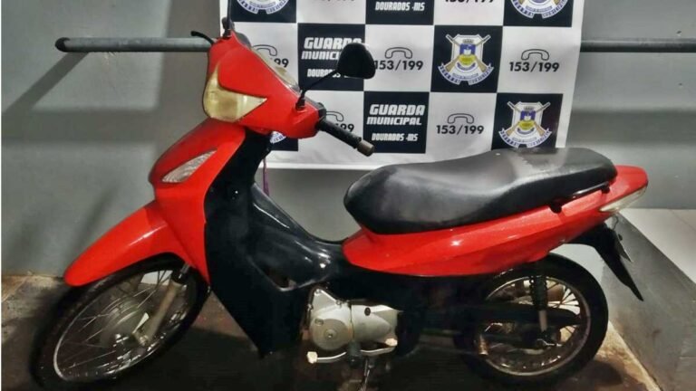 Guarda Municipal recupera Honda Biz furtada em maio de 2021