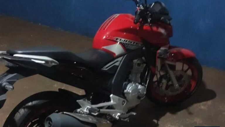 Polícia Militar recupera motocicleta antes do proprietário registrar o furto