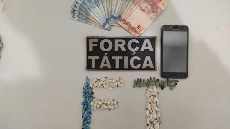 Após denuncia PM prendem homem por tráfico de Drogas em Fátima do Sul.
