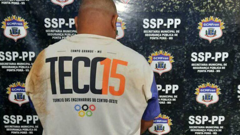 Valentão” drogado bate na família mas afina com chegada da policia