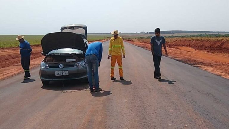 Com 8 quilômetros de asfalto pronto, pavimentação da MS-270 avança