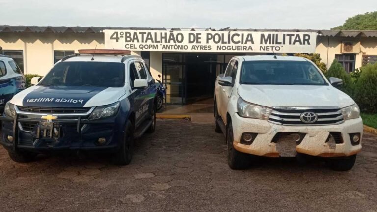 Polícia Militar de Ponta Porã frustra roubo de caminhonete e recupera veículo