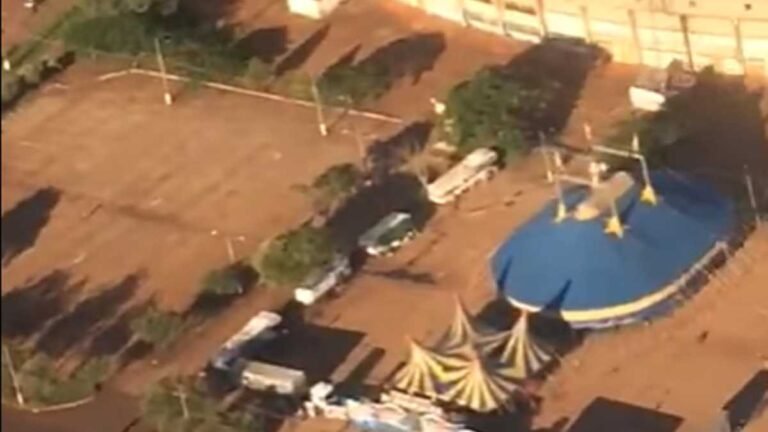 Circo realiza espetáculo com entrada por 1 kg de alimento não perecível em Dourados