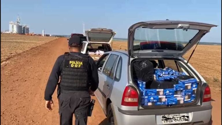 VÍDEO – Cinco veículos foram apreendidos pelo DOF com mercadorias ilegais
