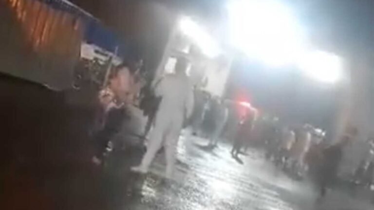 VÍDEO – Confusão em troca de turno na JBS termina com venezuelano e haitiano feridos a tiros