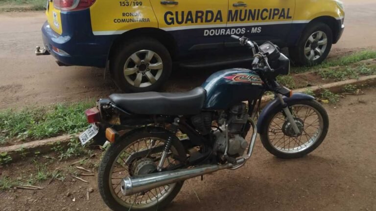 Vila Cachoeirinha – Guarda Municipal recupera motocicleta furtada