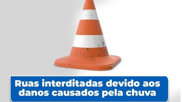 Rua Filomeno João Pires, no trecho da rua Jaime Moreira até a rua Álvaro Brandão está interditada