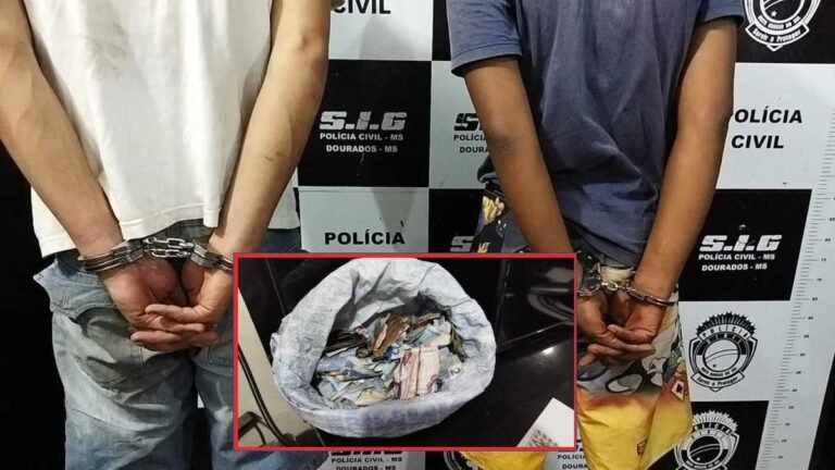Jd. Itália – PM e Policia Civil recuperam arma de fogo, dinheiro e fecha boca de fumo em Dourados