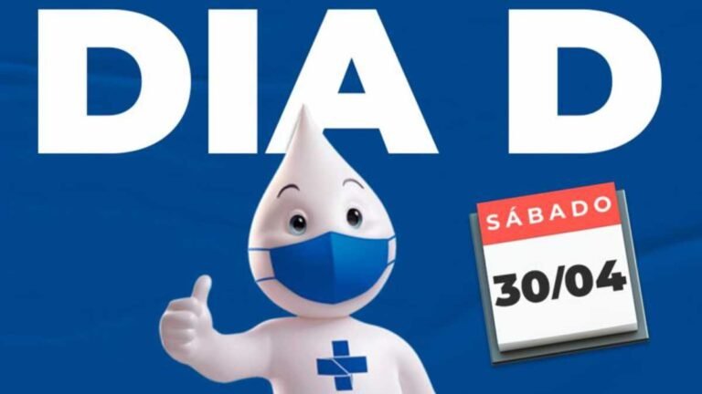 AMANHÃ 30/04 – Em Dia D, Prefeitura anuncia ponto de vacinação na Praça Antônio João