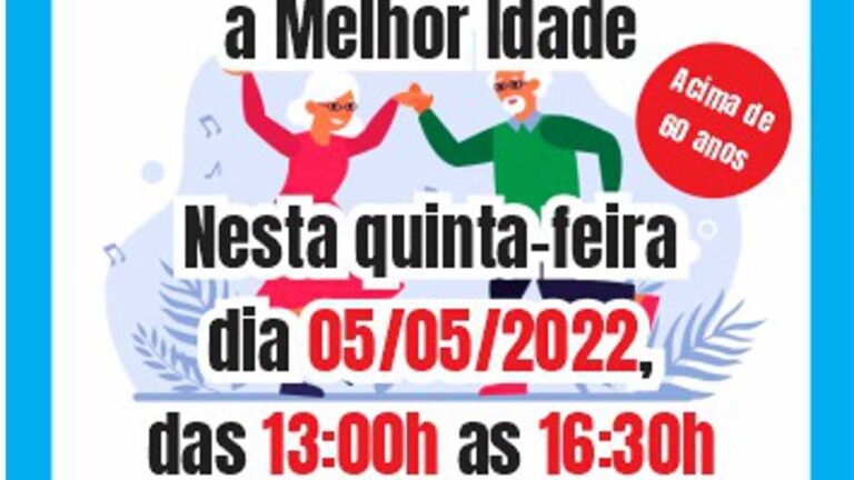 1º Baile para a Melhor Idade acontece amanhã no CCI