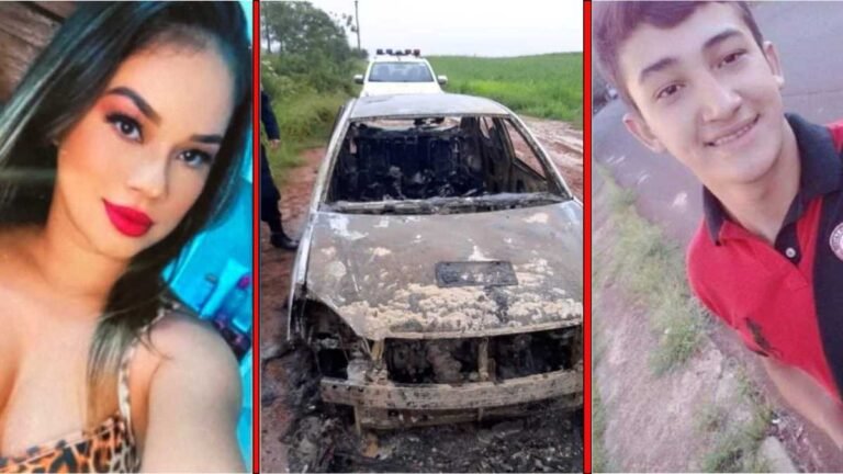 Identificada as vitimas carbonizadas dentro de carro na fronteira