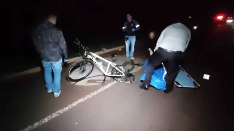 Jovem de 22 anos morre atropelado entre Dourados e Itaporã, motorista não estava no local