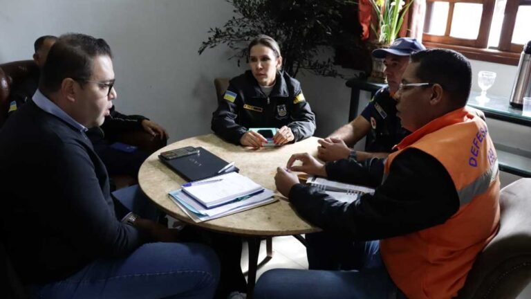 Alan Guedes recebe novo coordenador da Defesa Civil de Dourados