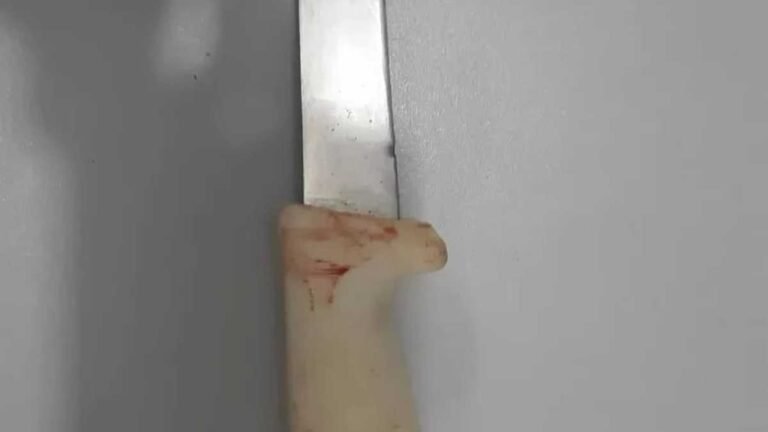 Homem tenta matar ex-convivente com vários golpes de faca e acaba preso pela policia