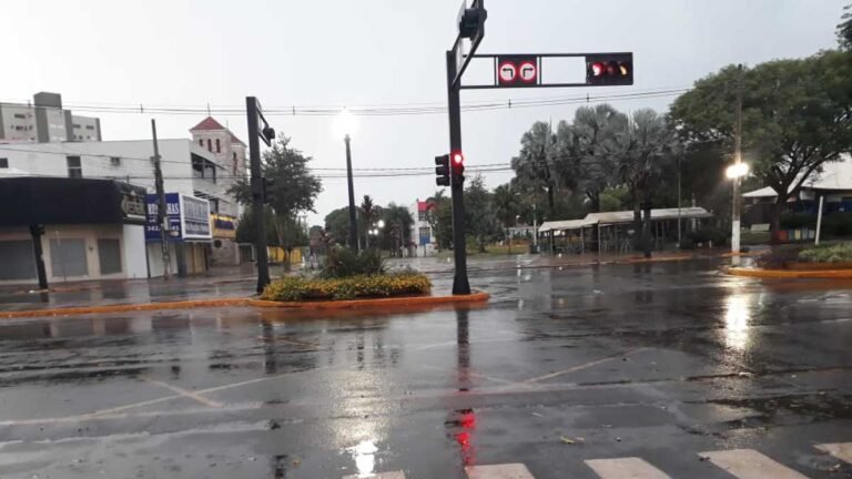 Previsão do tempo para esta quarta-feira 26/04 a domingo 30/04 em Dourados e região