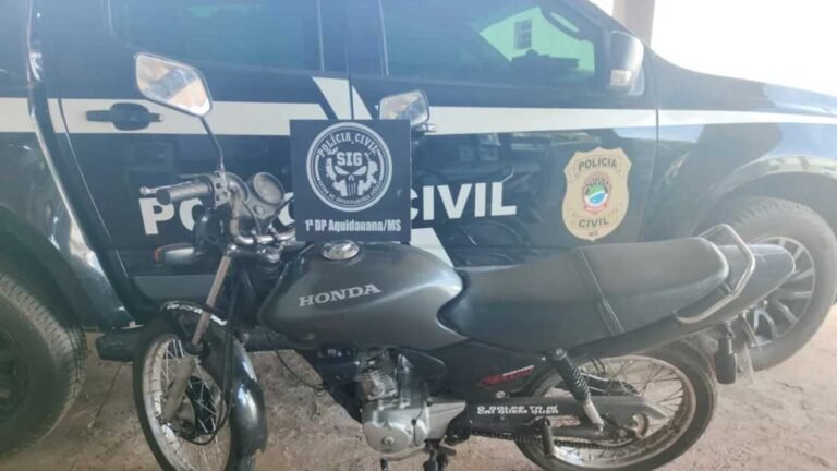 Moto furtada no pátio do Detran é recuperada pela policia