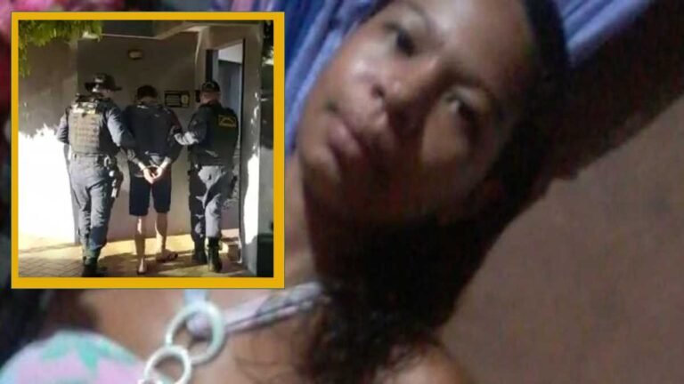 VÌDEO – Suspeito de matar mulher na frente dos filhos de  2 e 9 anos é preso tentando fugir