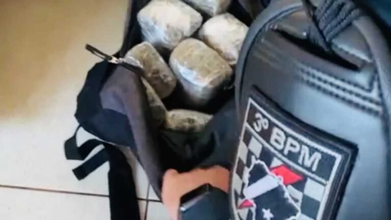 Conjunto Idelfonso Pedroso – PM cumpre mandato de prisão e apreendem drogas em Dourados