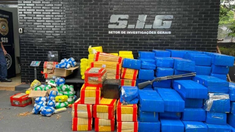 Jardim Água Boa – Empresa de fachada guardava mais de 3 toneladas de drogas para serem distribuídas em Dourados