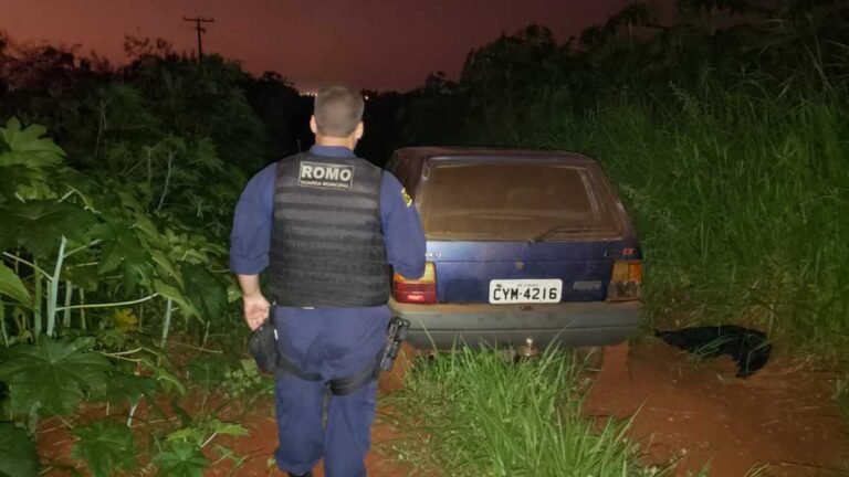 DOURADOS – Veículo furtado é recuperado pela Guarda Municipal