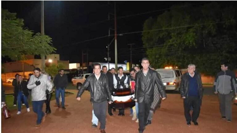 Corpo de prefeito é velado na Câmara Municipal em Pedro Juan Caballero