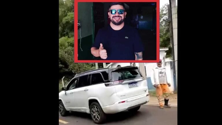 Vídeos mostra veiculo após empresário ser executado em SP, ele perdeu o irmão exatamente a dois meses em PJC