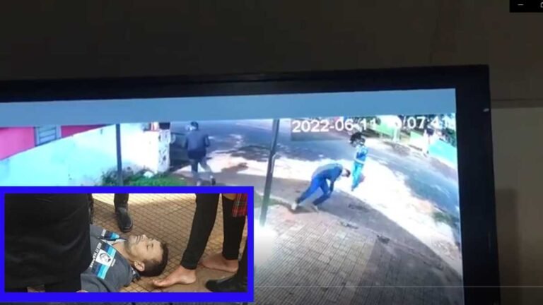 VÍDEO – Câmera registra momento em que policial é morto a tiros, assista