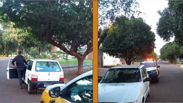 Jardim Londrina – Guarda Municipal recupera Fiat Uno furtado