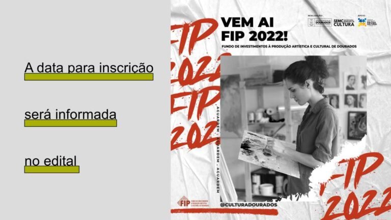 Edital do FIP 2022 será publicado na segunda quinzena de julho