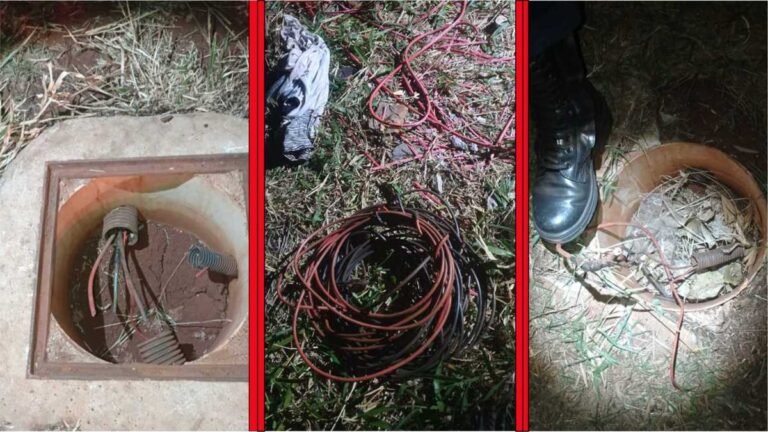 Ceper Antenor Martins fica no escuro após casal furtarem fios de energia e acabam presos pela GMD