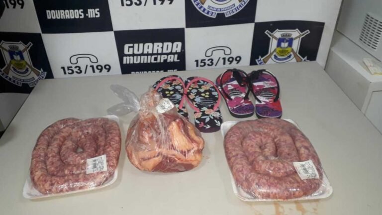 Jardim Novo Horizonte – Homem é preso por trafico e furto de carne e linguiça de supermercado