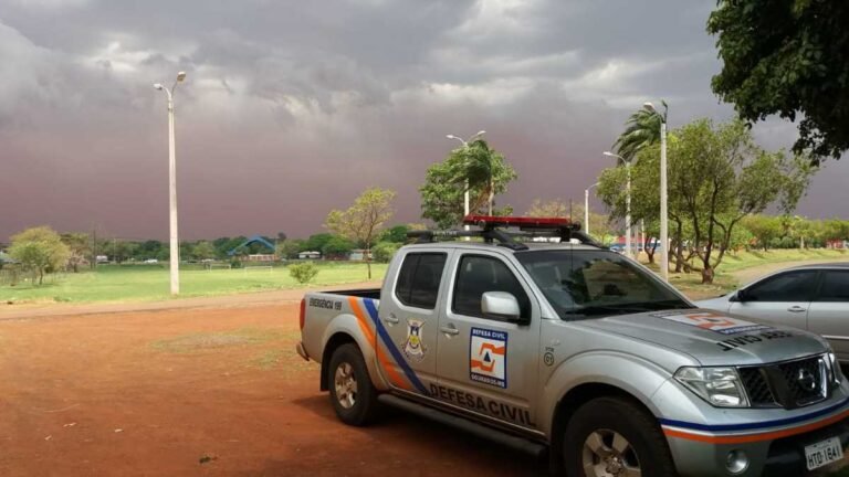 Atenção – Defesa Civil alerta para vendaval com rajadas de vento em Dourados