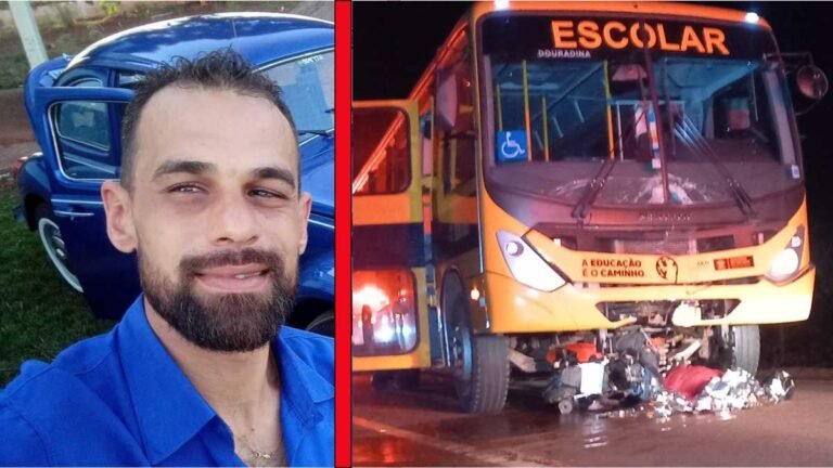 Anel Viário – Identificada vitima fatal de acidente entre Biz e ônibus escolar