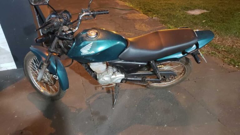 Jardim Independência – Honda Titan com restrição criminal é apreendida pela GMD
