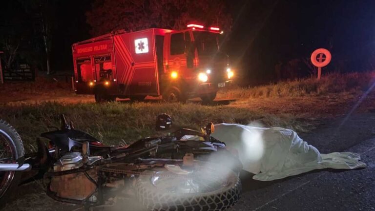 Homem de 55 anos perde controle de moto sofre queda e morre na MS- 134